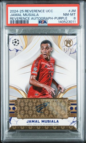 Jamal Musiala 2024 Topps Reverence UEFA Purple /50