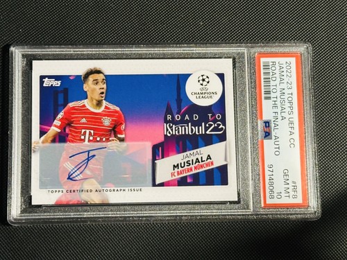 Jamal Musiala 2023 Topps Road to Istanbul /50