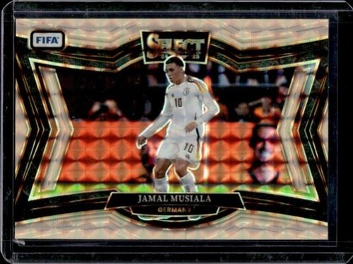 Jamal Musiala 2024 Panini Select Orange Fluorescent /125