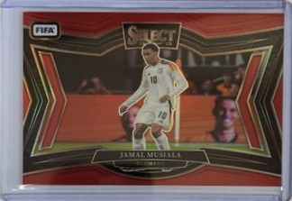 Jamal Musiala 2024 Panini Select Red Prizm