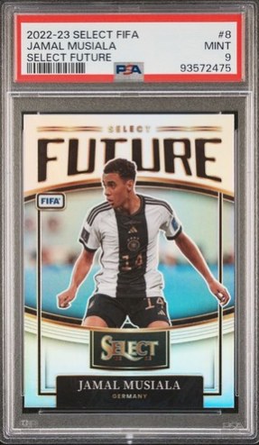 Jamal Musiala 2022 Panini Select Silver Prizm