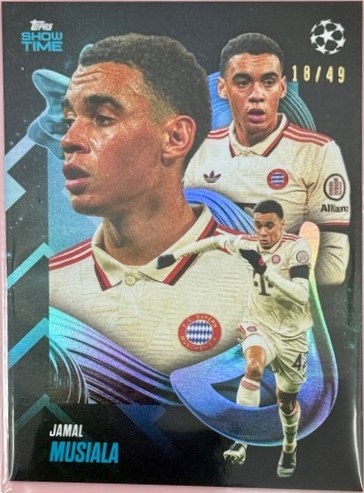 Jamal Musiala 2024 Topps Showtime Blue /49