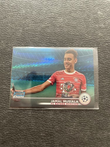 Jamal Musiala 2021 Topps Stadium Club Chrome UEFA Champions League Refractor #42