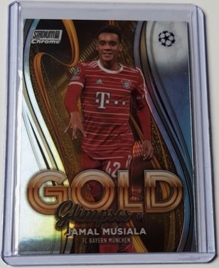 Jamal Musiala 2023 Topps Stadium Club Chrome Gold