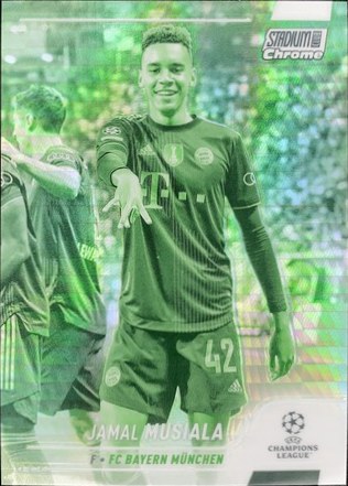 Jamal Musiala 2021 Panini Stadium Club Chrome Prism /175