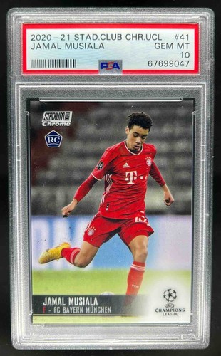 Jamal Musiala 2020 Panini Stadium Club Chrome UEFA #41