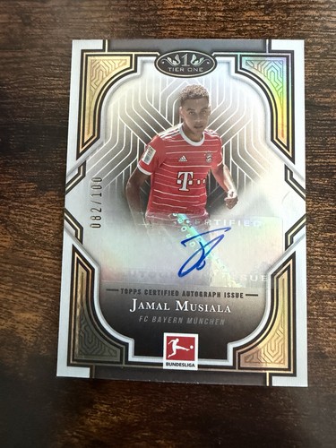 Jamal Musiala 2022 Topps Tier One /100