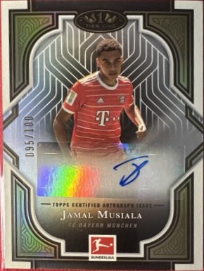 Jamal Musiala 2022 Topps Tier One /100