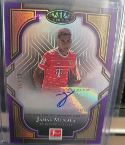 Jamal Musiala 2022 Topps Tier One 50/50