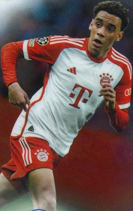 Jamal Musiala 2023 Topps Chrome UEFA Club Competitions