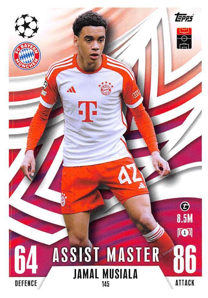 Jamal Musiala 2023 Topps Match Attax UEFA Club Competitions Extra