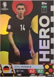 Jamal Musiala 2024 Topps Match Attax UEFA EURO