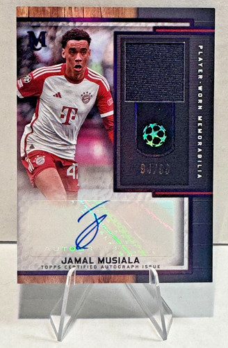 Jamal Musiala 2024 Topps Museum Collection UCC Amethyst /99