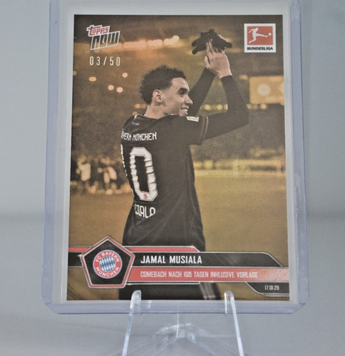 Jamal Musiala 2025 Topps NOW /50