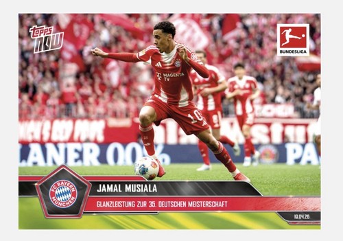 Jamal Musiala 2025 Topps NOW