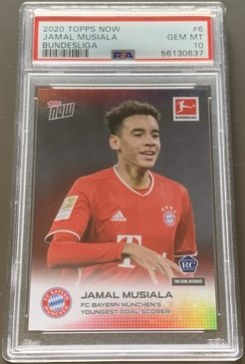 Jamal Musiala 2020 Topps Now