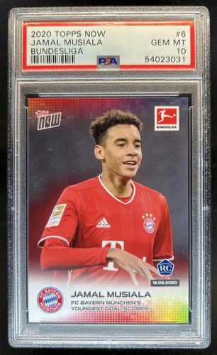 Jamal Musiala 2020 Topps Now Bundesliga #006