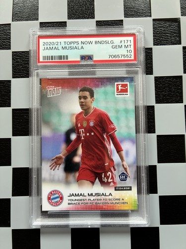 Jamal Musiala 2021 Topps Now Bundesliga