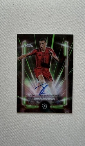 Jamal Musiala 2024 Topps UCC Chrome Black Lazer /99