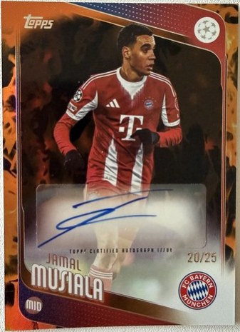 Jamal Musiala Topps UCC Flagship /25
