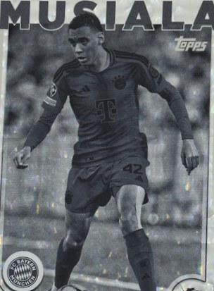 Jamal Musiala 2024 Topps UCC Flagship B&W ICY /150
