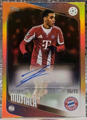 Jamal Musiala 2025 Topps UCC Naranja /25