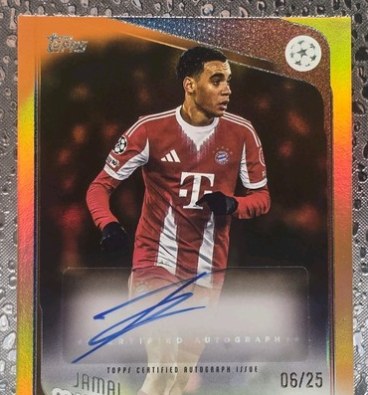 Jamal Musiala 2025 Topps UCC Orange /25