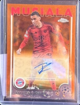 Jamal Musiala 2024 Topps UCC Orange /25