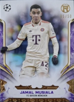 Jamal Musiala 2024 Topps UCC Purple /15
