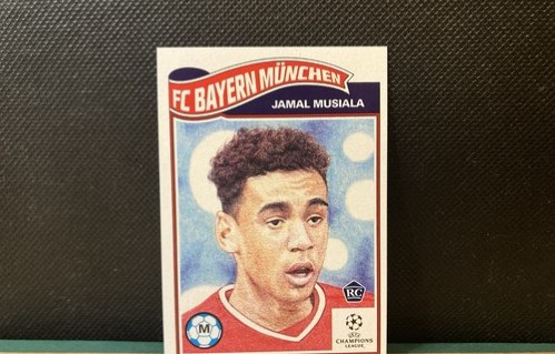 Jamal Musiala 2020 Topps UCL Living Set