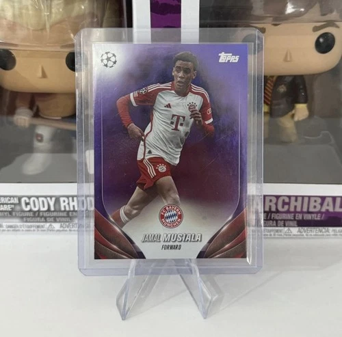 Jamal Musiala 2023 Topps UEFA Club Competitions Purple Foil /299