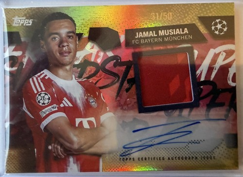 Jamal Musiala 2025 Topps UEFA Club Competizioni 31/50
