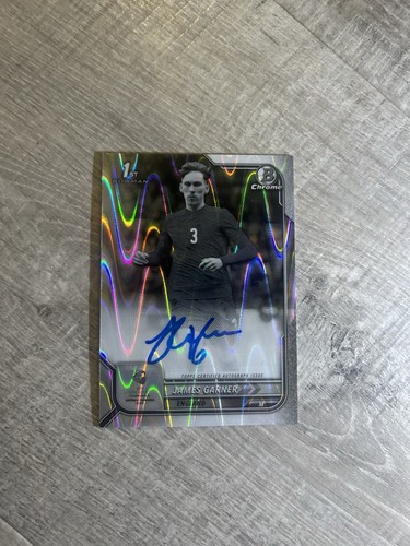 James Garner 2023 Panini Bowman Chrome Black and White Wave