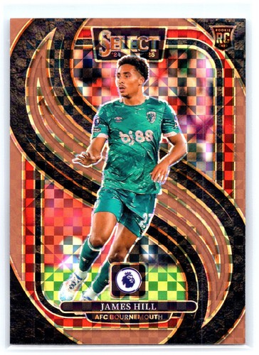 James Hill 2024 Panini Select Bronze Checker Flag /125