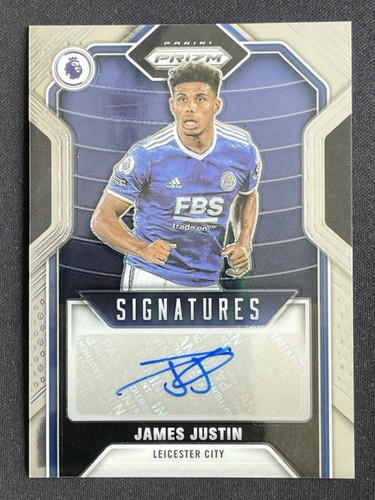 James Justin 2021 Panini Prizm Premier League