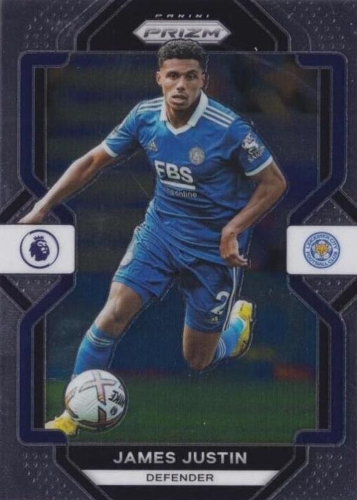 James Justin 2022 Panini Prizm Premier League 7