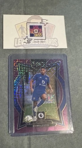 James Justin 2024 Panini Select Purple Mojo Prizm