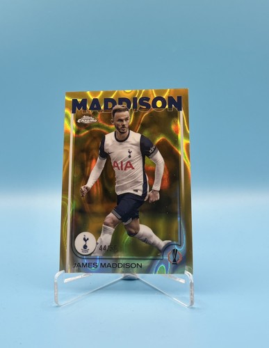 James Maddison 2024 Topps Chrome Gold Lava /50