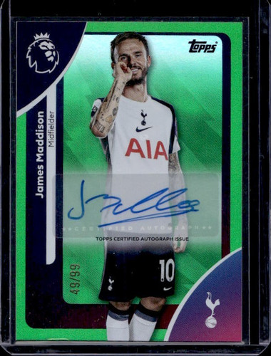 James Maddison 2025 Topps Chrome Green /99