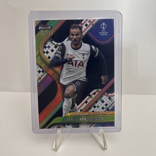 James Maddison 2024 Topps Finest Black /10