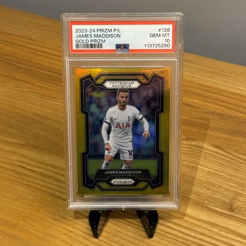 James Maddison 2023 Panini Prizm Gold /10