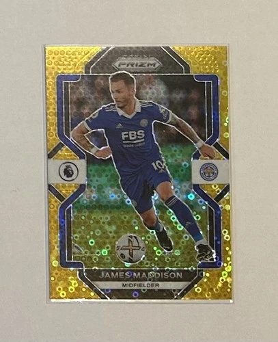 James Maddison 2022 Panini Prizm Gold /10