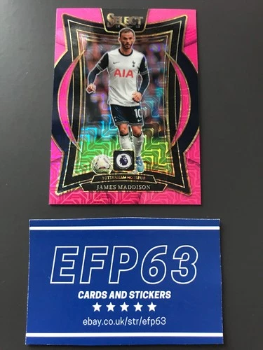 James Maddison 2024 Panini Select Prizm Pink Mojo