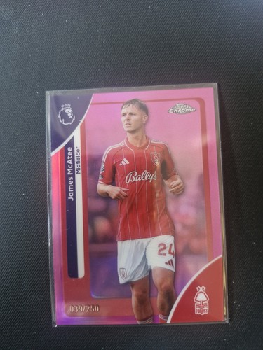 James McAtee 2025 Topps Chrome /250