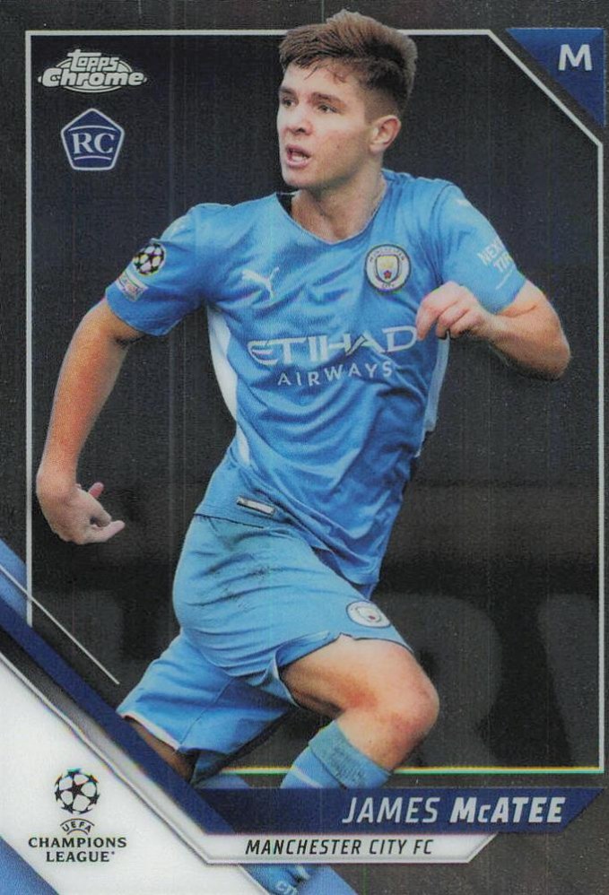 James McAtee 2021 Topps Chrome UCC 53