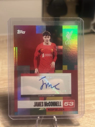 James McConnell 2024 Topps Liverpool Team Set /50