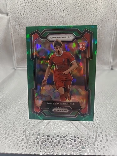 James McConnell 2023 Panini Prizm Verde Hielo Agrietado