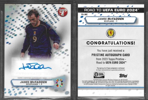 James McFadden 2024 Topps Prestige Euro 2024
