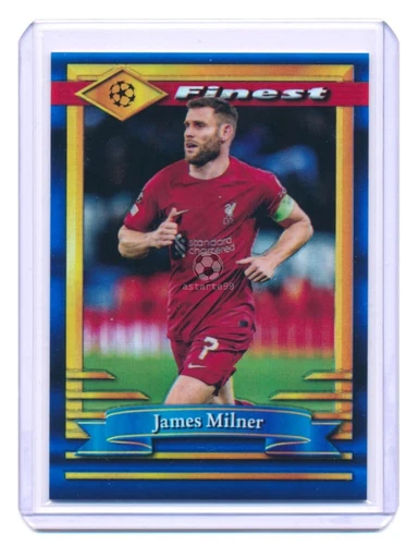 James Milner 2023 Topps Finest Blue /99