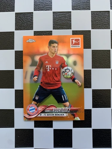 James Rodríguez 2018 Topps Chrome Orange /25